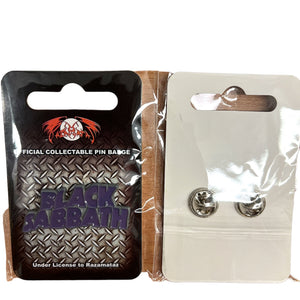 Black Sabbath - Purple logo metallinen pinssi - Hoopee.fi