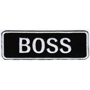 Boss hihamerkki 3×9 cm - Hoopee.fi