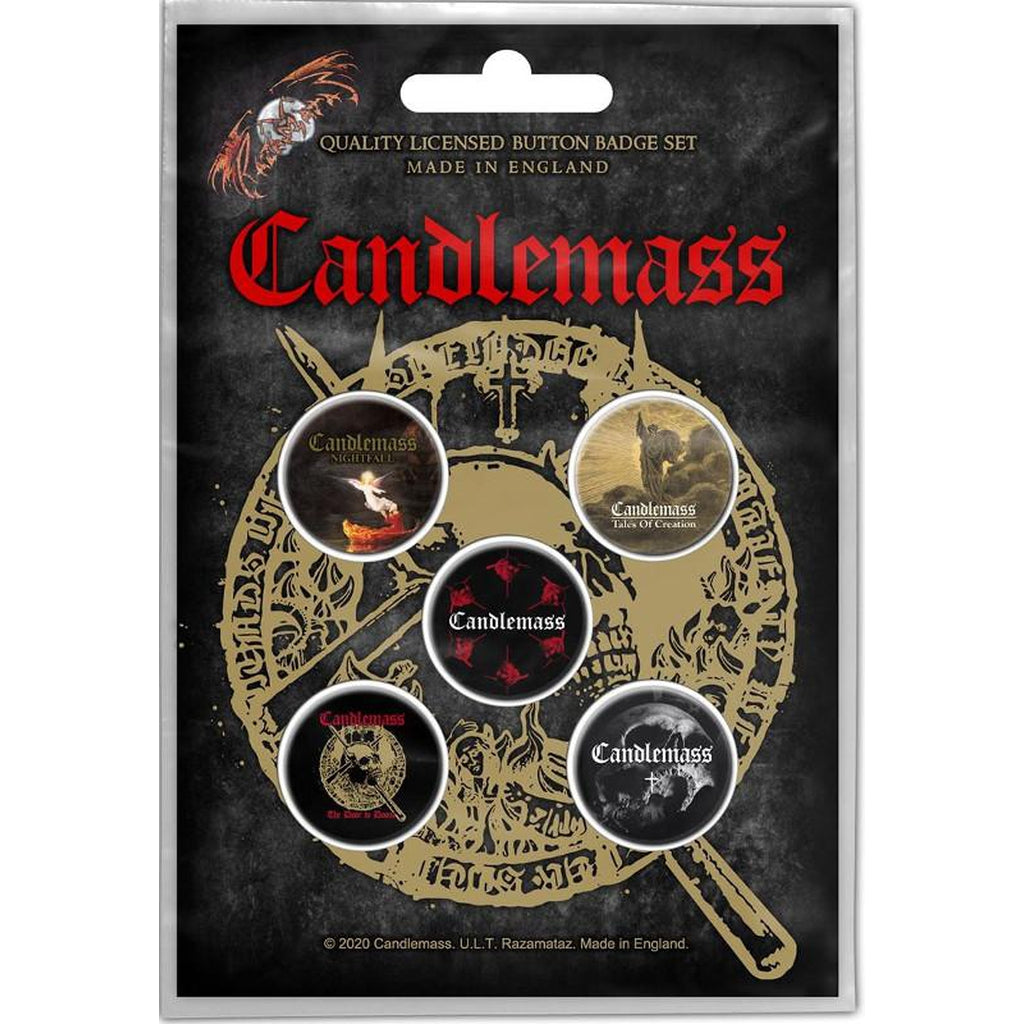 Candlemass rintanappisetti - Hoopee.fi