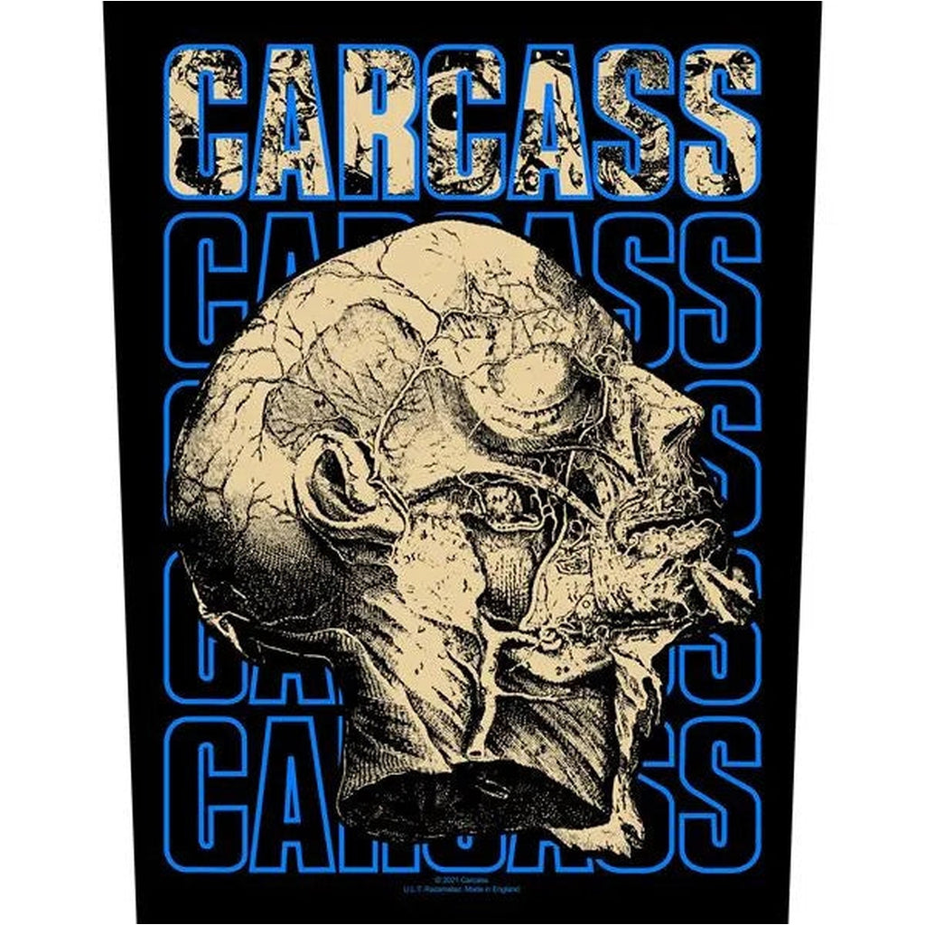 Carcass - Necro head selkämerkki - Hoopee.fi