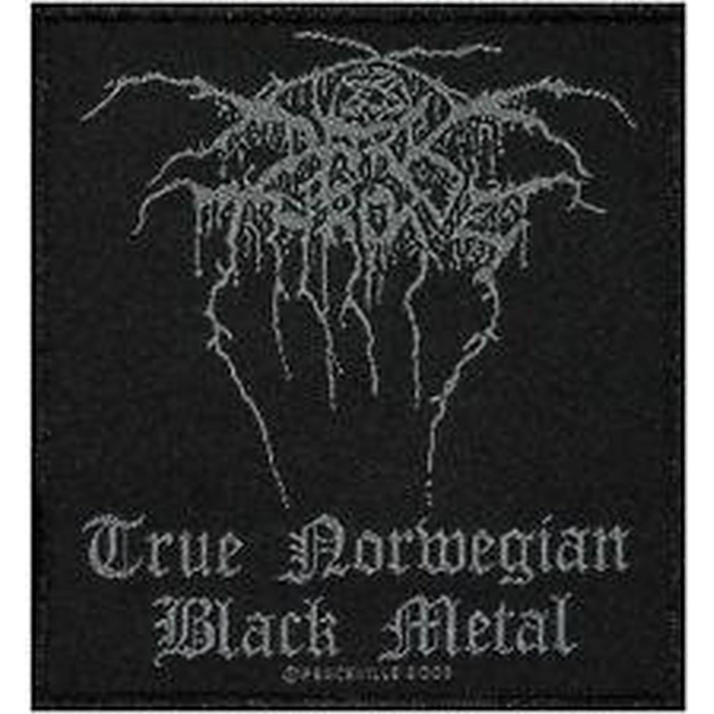 Darkthrone - True Norwegian Black Metal Hihamerkki / Patch 10 cm - Hoopee.fi