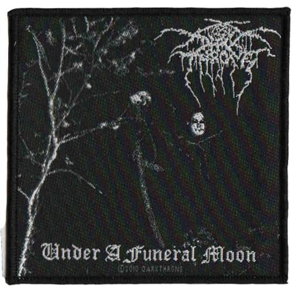Darkthrone - Under a Funeral Moon Brodeerattu Hihamerkki / Patch 8×10 cm - Hoopee.fi