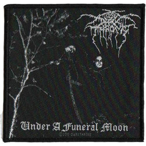 Darkthrone - Under a Funeral Moon Brodeerattu Hihamerkki / Patch 8×10 cm - Hoopee.fi