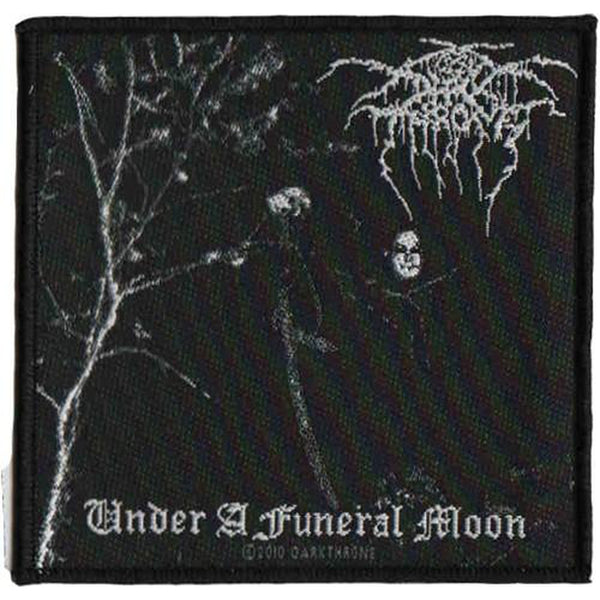 Darkthrone - Under a Funeral Moon Brodeerattu Hihamerkki / Patch 8×10 cm - Hoopee.fi