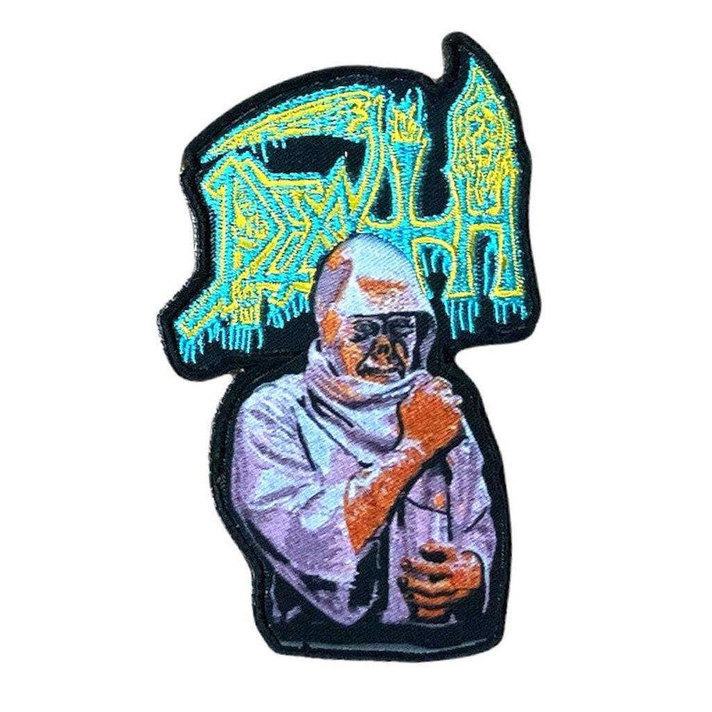 Death - Leprosy Shaped Brodeerattu Hihamerkki / Patch 7×11 cm - Hoopee.fi