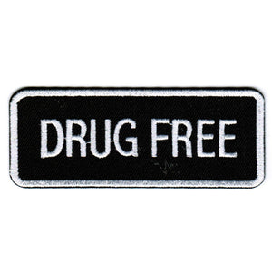 Drug Free kangasmerkki - Hoopee.fi