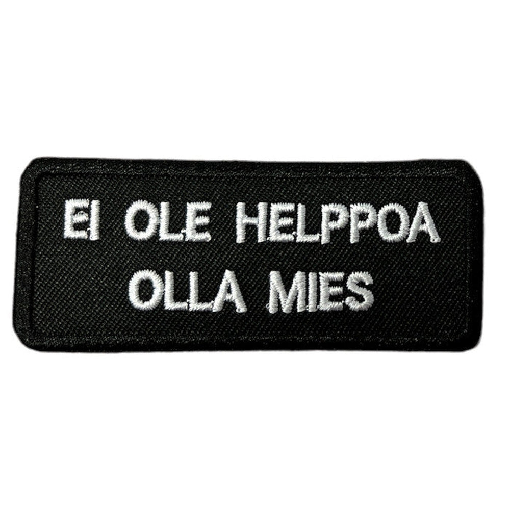 Ei ole helppoa olla mies kangasmerkki - Hoopee.fi