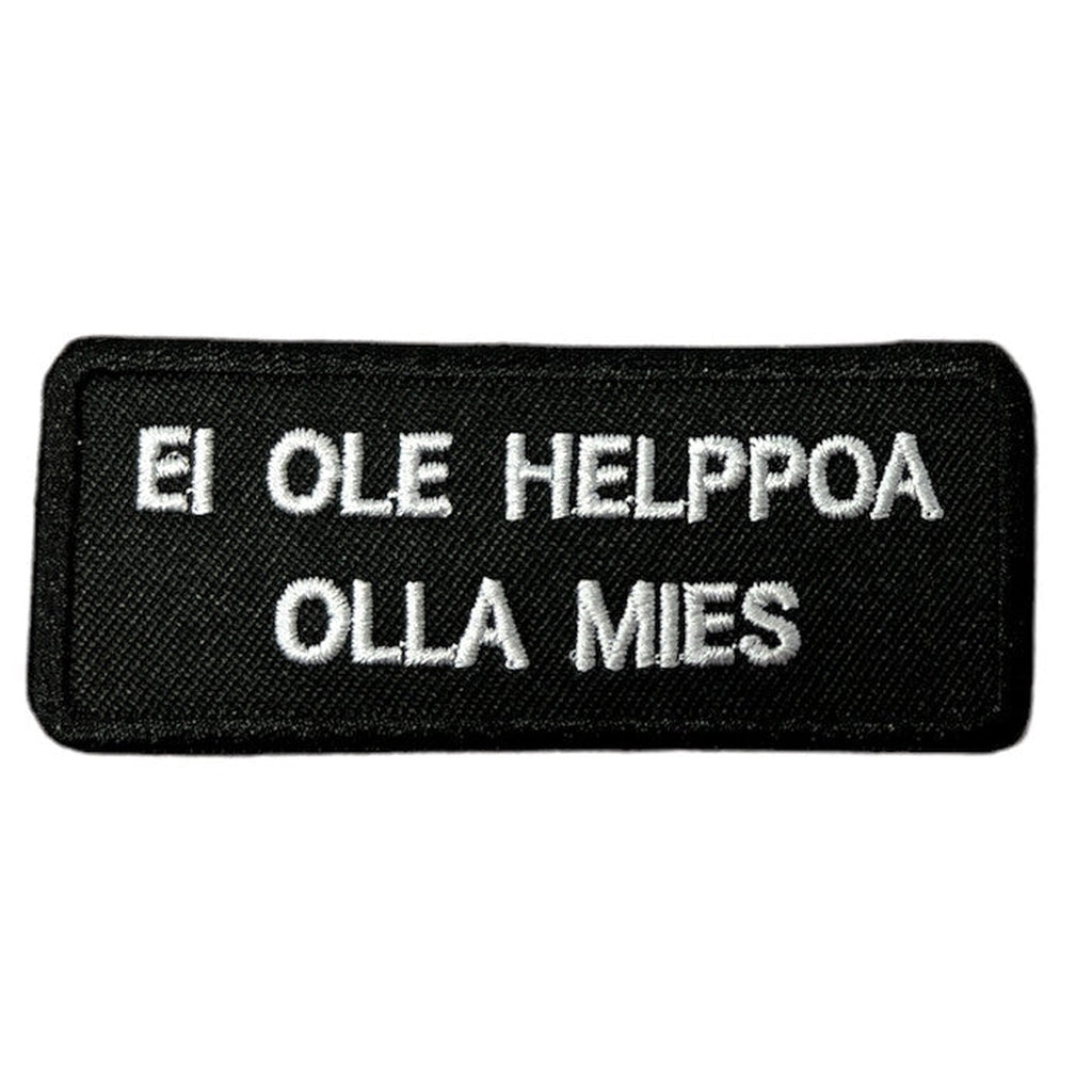 Ei ole helppoa olla mies kangasmerkki - Hoopee.fi
