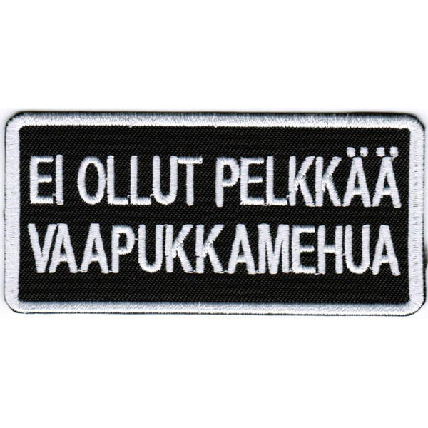 Ei vaapukkamehua haalarimerkki - Hoopee.fi