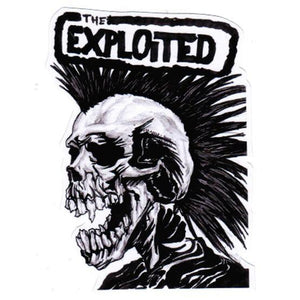 Exploited – Mohican vinyylitarra 8×11 cm - Hoopee.fi