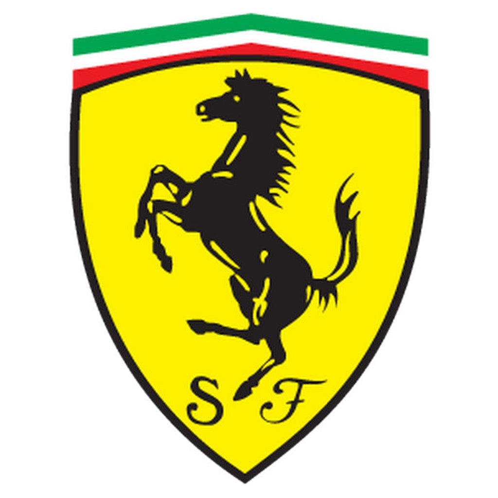 Ferrari shield shaped tarra - Hoopee.fi