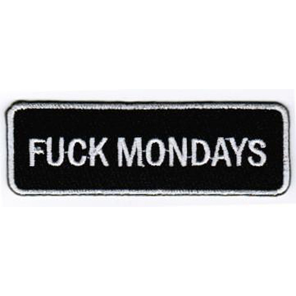 Fuck Mondays hihamerkki - Hoopee.fi