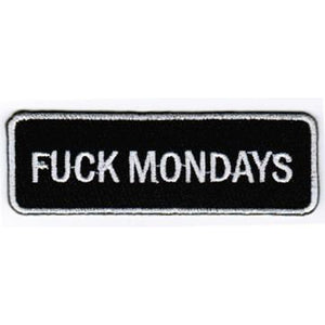 Fuck Mondays hihamerkki - Hoopee.fi