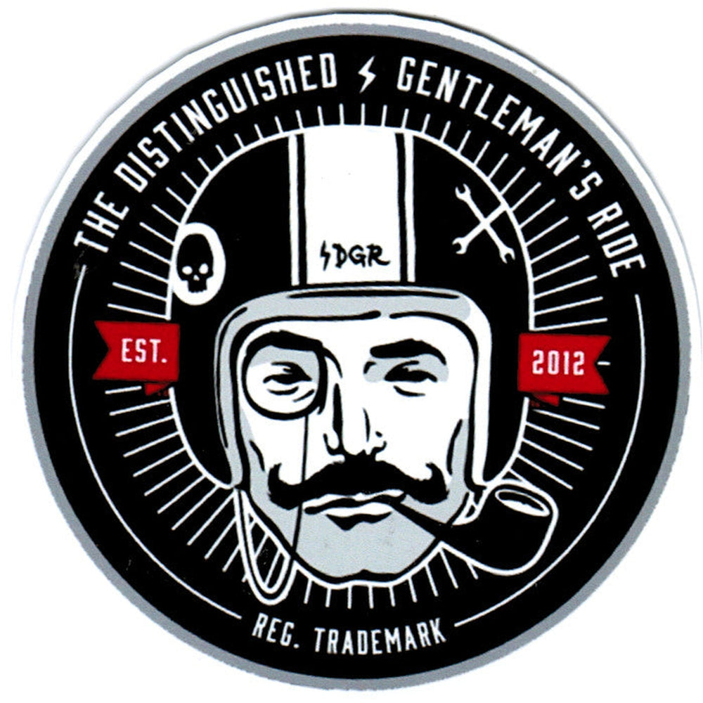 Gentleman's Ride - Vinyylitarra / Sticker 10 cm - Hoopee.fi