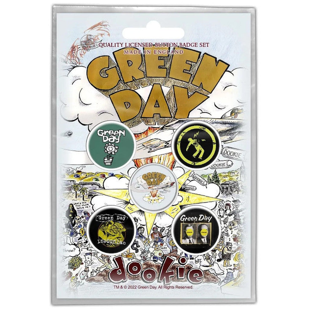 Green Day - Dookie rintanappisetti - Hoopee.fi