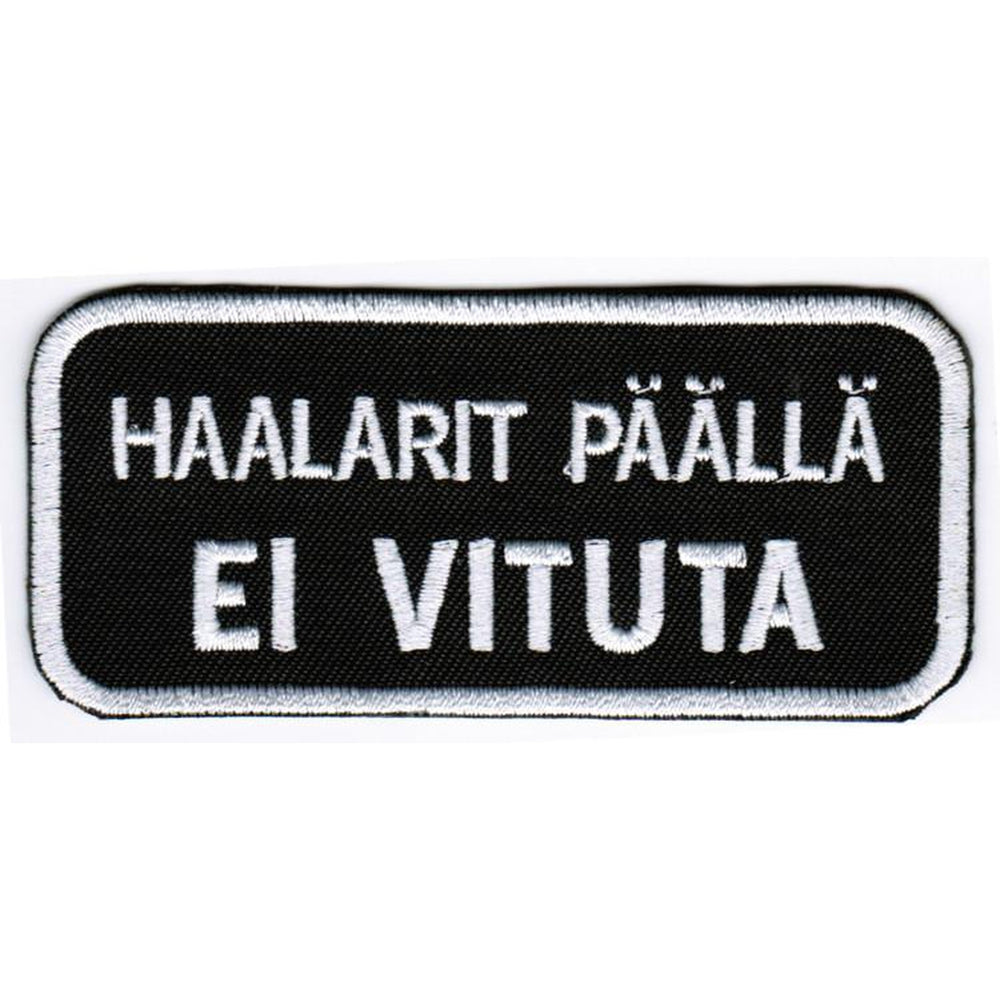 Haalareissa ei ketuta hihamerkki - Hoopee.fi