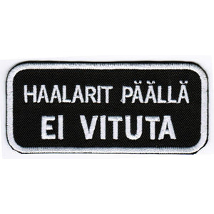 Haalareissa ei ketuta hihamerkki - Hoopee.fi