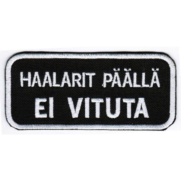 Haalareissa ei ketuta hihamerkki - Hoopee.fi