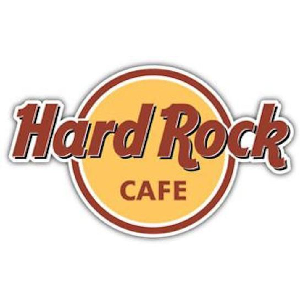 Hard Rock Cafe - Logo Vinyylitarra 7×12 cm - Hoopee.fi