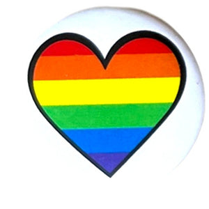 Heart shaped pride iso rintanappi - Hoopee.fi