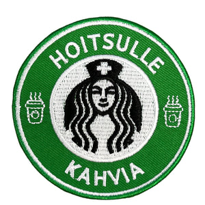 Hoitsulle kahvia kangasmerkki - Hoopee.fi