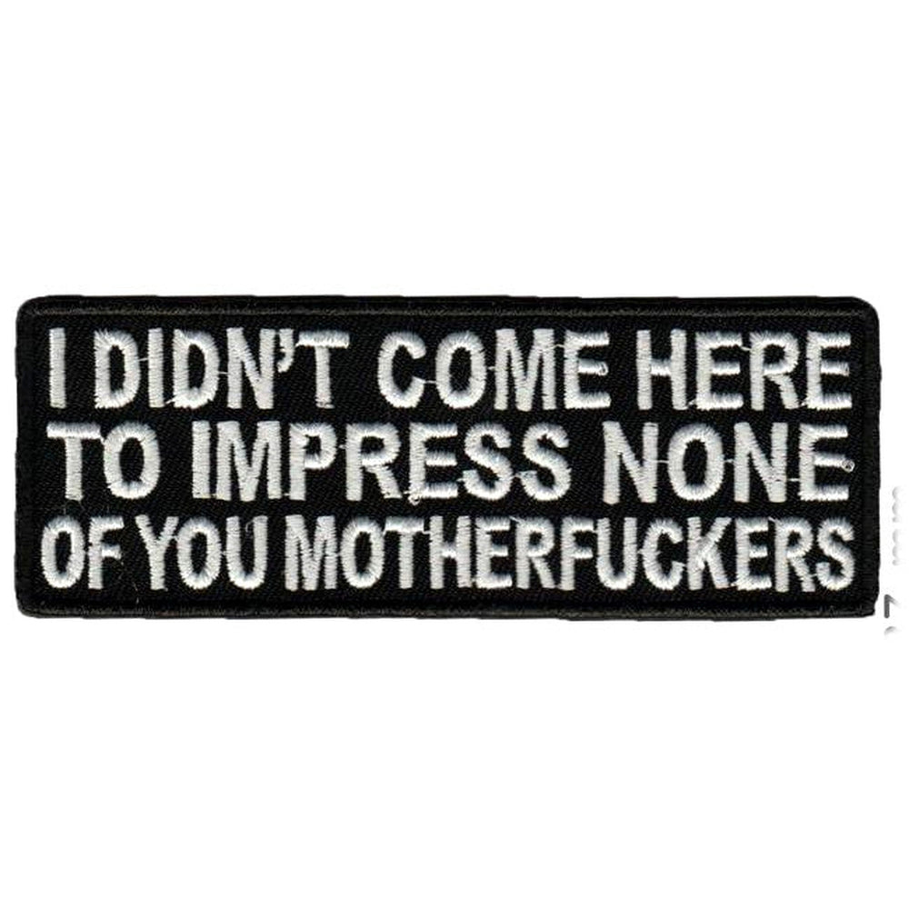 I do not come here to impress hihamerkki - Hoopee.fi