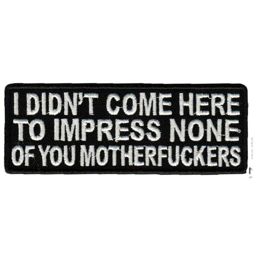 I do not come here to impress hihamerkki - Hoopee.fi