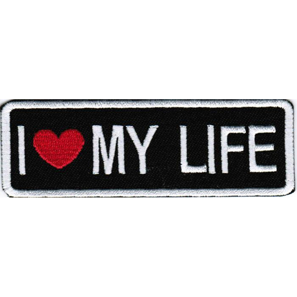 I love my life kangasmerkki - Hoopee.fi