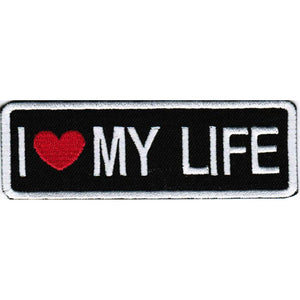 I love my life kangasmerkki - Hoopee.fi