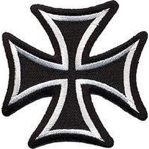 Iron Cross - Brodeerattu Hihamerkki / Patch 7,5 cm - Hoopee.fi
