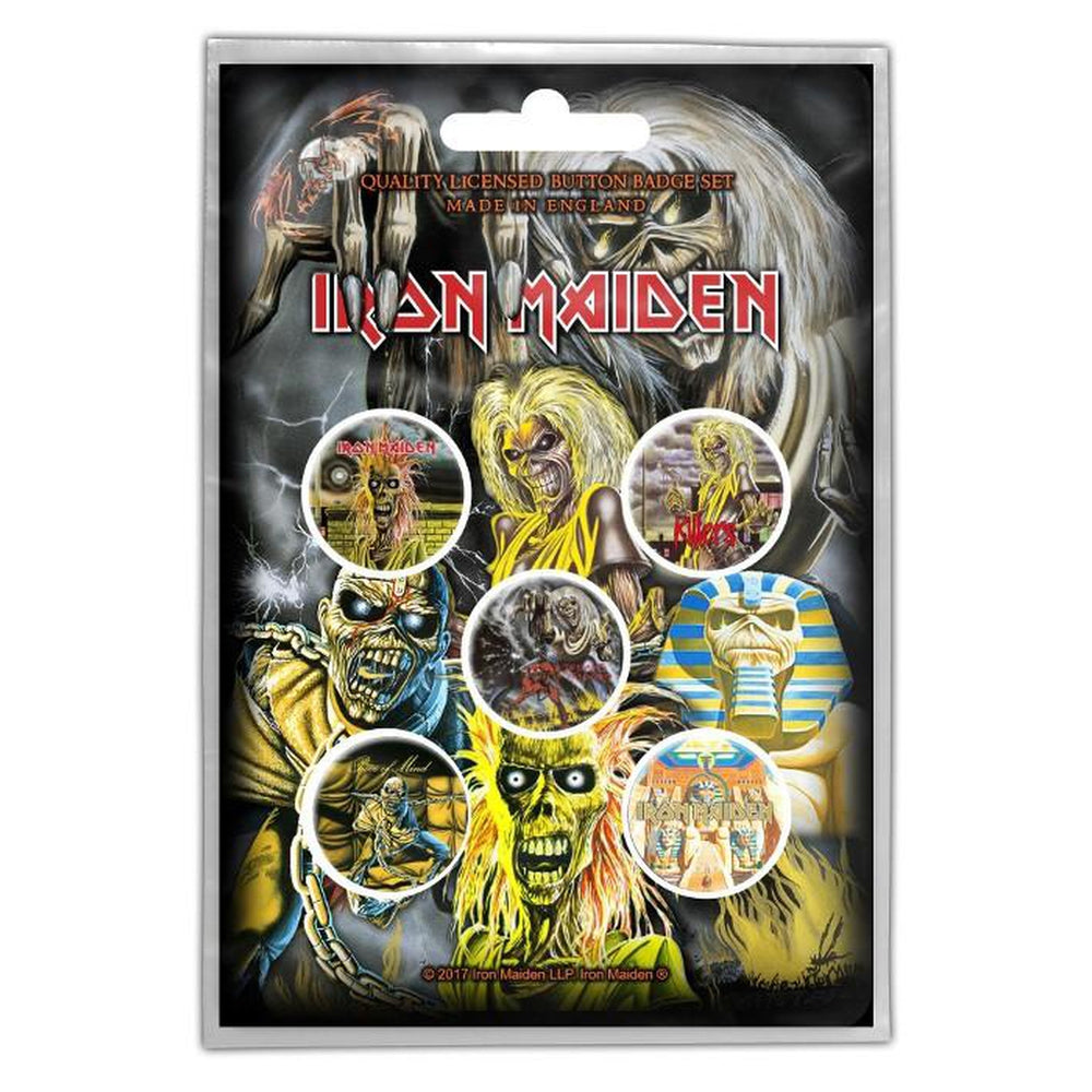 Iron Maiden - Early albums rintanappisetti - Hoopee.fi