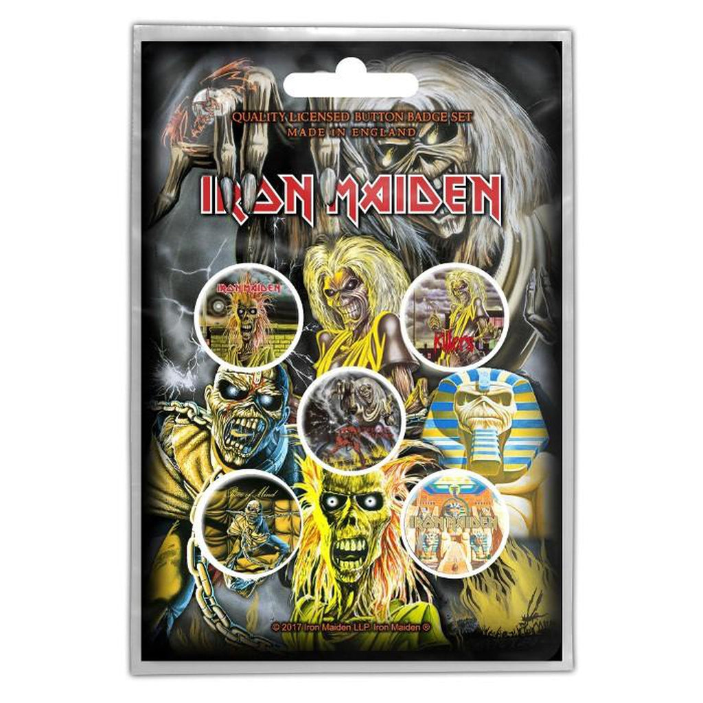Iron Maiden - Early albums rintanappisetti - Hoopee.fi