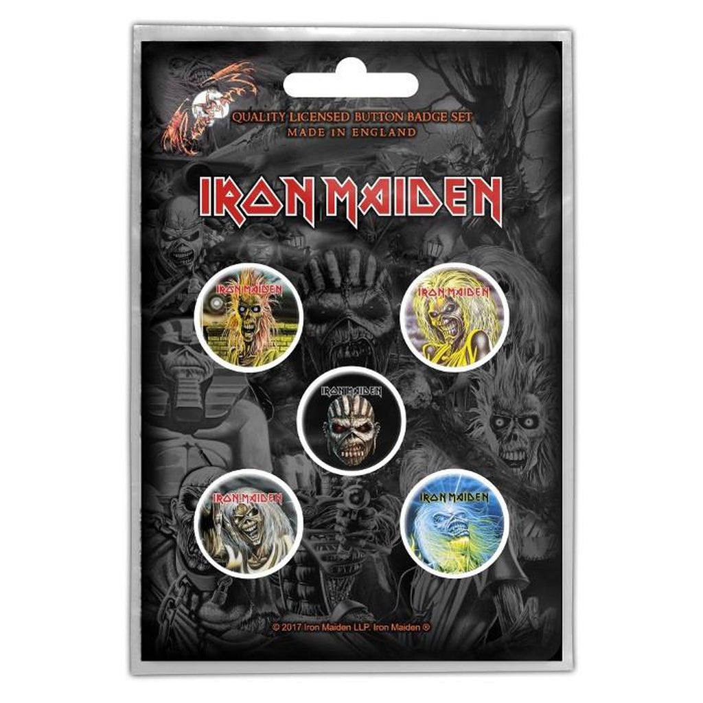 Iron Maiden - Faces of Eddie rintanappisetti - Hoopee.fi