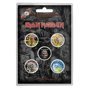 Iron Maiden - Faces of Eddie rintanappisetti - Hoopee.fi