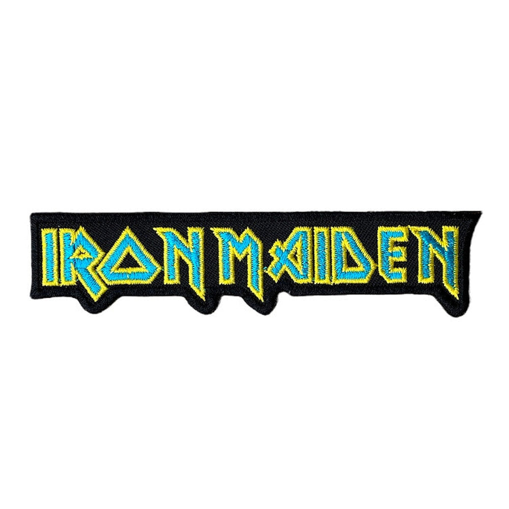 Iron Maiden - Green-Yellow Logo hihamerkki - Hoopee.fi