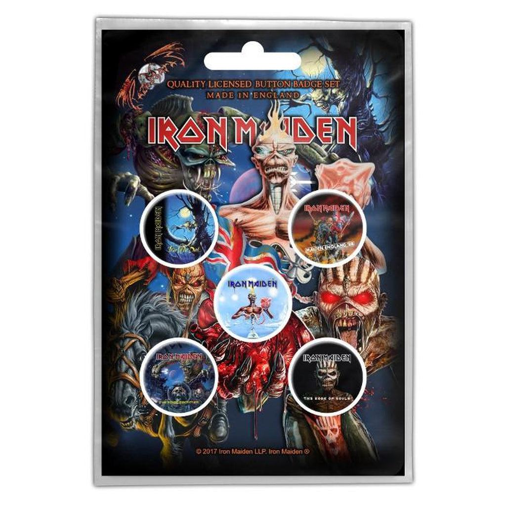 Iron Maiden - Later albums rintanappisetti - Hoopee.fi