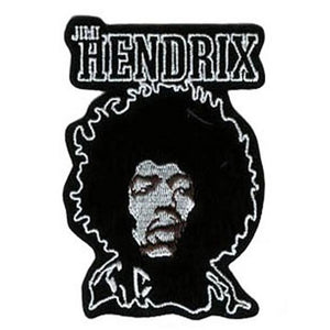 Jimi Hendrix - Brodeerattu Hihamerkki / Patch 8 cm - Hoopee.fi
