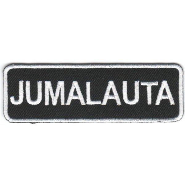 Jumalauta kangasmerkki 3×9 cm - Hoopee.fi