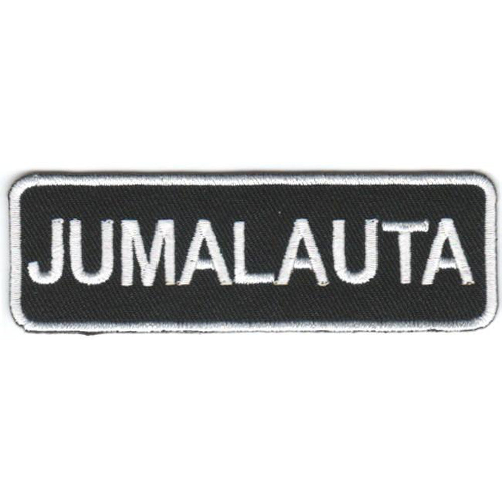 Jumalauta kangasmerkki - Hoopee.fi
