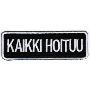 Kaikki hoituu hihamerkki - Hoopee.fi