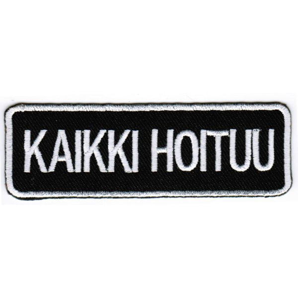 Kaikki hoituu hihamerkki - Hoopee.fi
