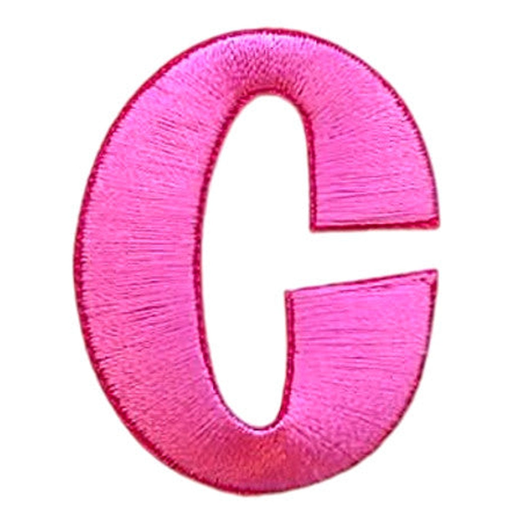Kangasmerkki kirjain C pinkki - Hoopee.fi