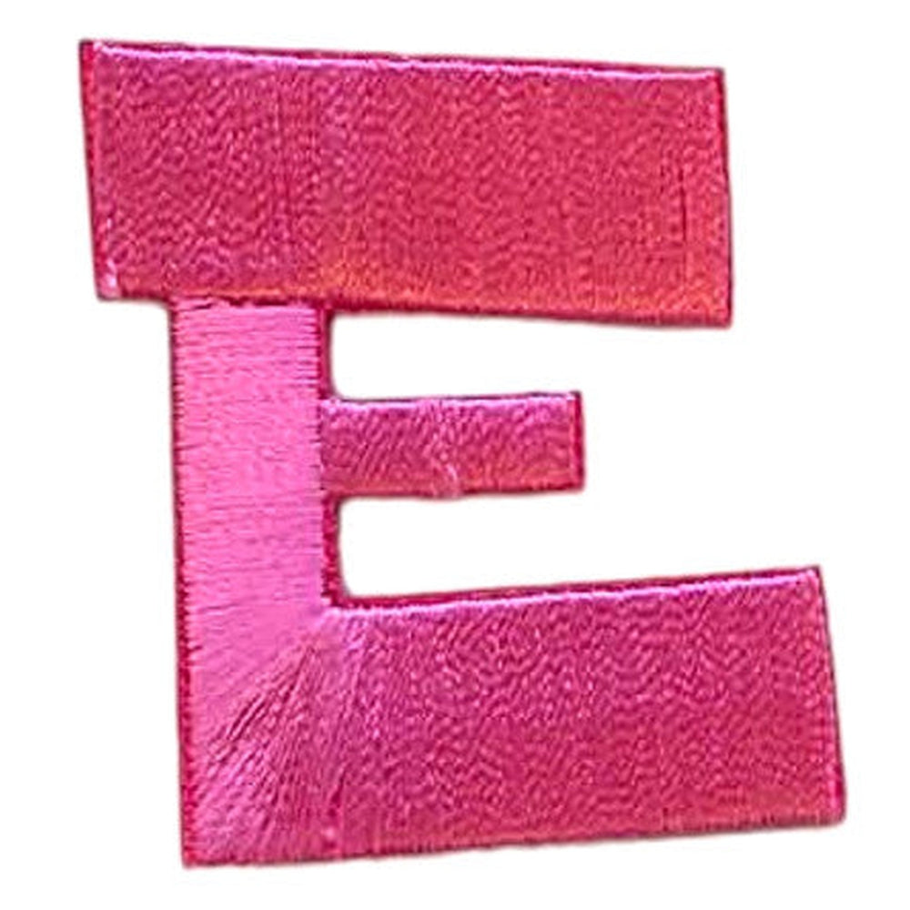 Kangasmerkki kirjain E pinkki - Hoopee.fi