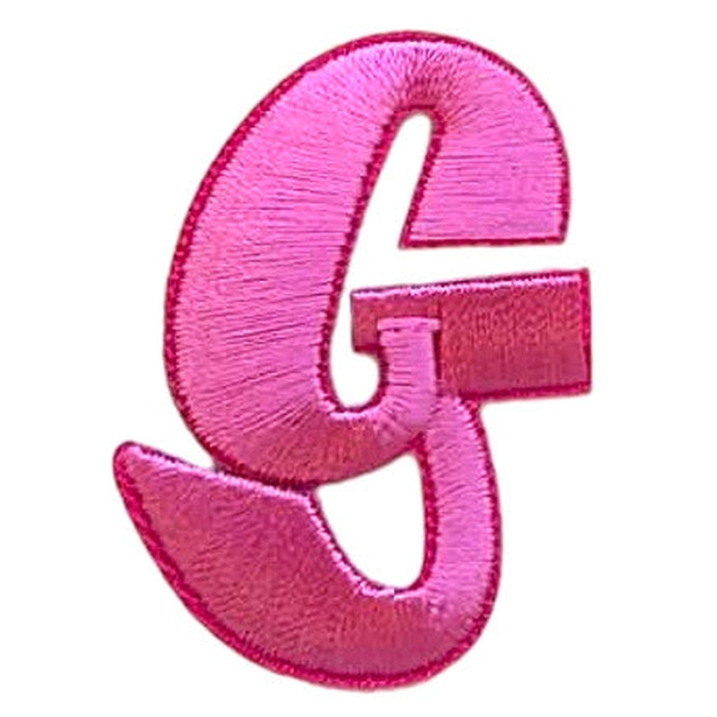 Kangasmerkki kirjain G pinkki - Hoopee.fi