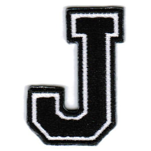 Kangasmerkki kirjain J - Hoopee.fi