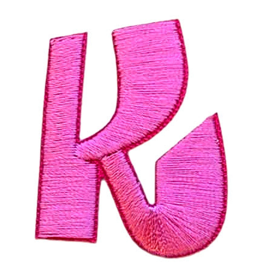 Kangasmerkki kirjain K pinkki - Hoopee.fi