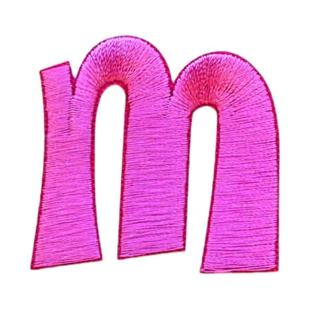 Kangasmerkki kirjain M pinkki - Hoopee.fi