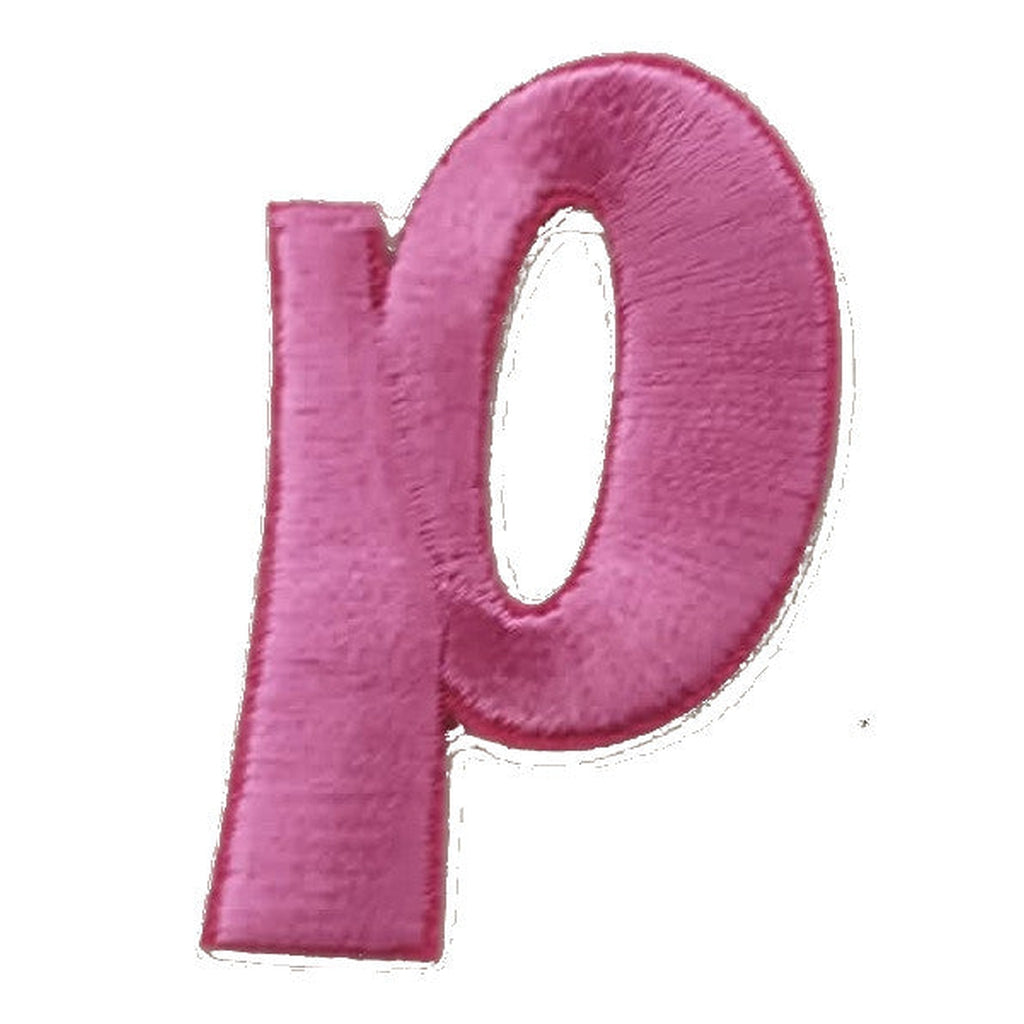 Kangasmerkki kirjain P pinkki - Hoopee.fi