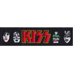 Kiss - 4 masked faces logo hihamerkki - Hoopee.fi