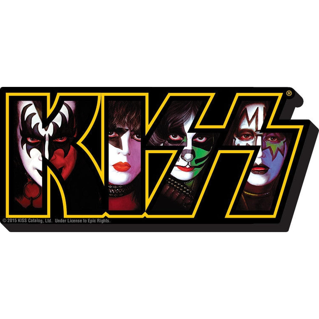 Kiss - Face masks logo tarra - Hoopee.fi